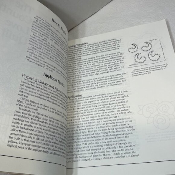 VTG The Country Love Quilt Soft Cover Quilt Making 1989 - Picture 6 of 8